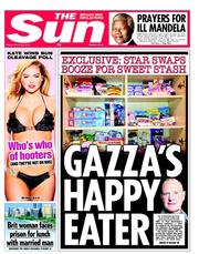 The Sun (UK) Newspaper Front Page for 29 March 2013