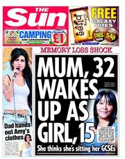 The Sun (UK) Newspaper Front Page for 29 July 2011