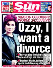 The Sun (UK) Newspaper Front Page for 29 September 2013