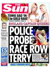 The Sun (UK) Newspaper Front Page for 2 November 2011
