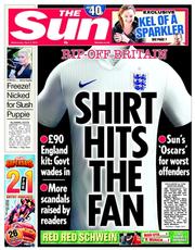 The Sun (UK) Newspaper Front Page for 2 April 2014