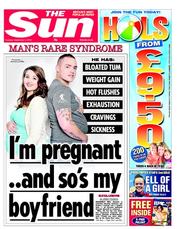 The Sun (UK) Newspaper Front Page for 4 September 2012