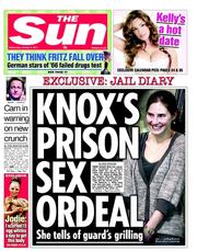 The Sun (UK) Newspaper Front Page for 5 October 2011