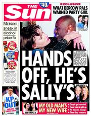 The Sun (UK) Newspaper Front Page for 5 February 2014