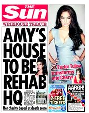 The Sun (UK) Newspaper Front Page for 5 August 2011