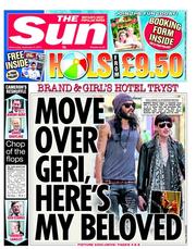 The Sun (UK) Newspaper Front Page for 5 September 2012