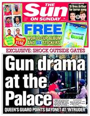 The Sun (UK) Newspaper Front Page for 6 April 2014