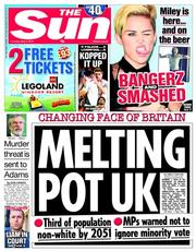 The Sun (UK) Newspaper Front Page for 6 May 2014