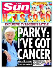 The Sun (UK) Newspaper Front Page for 7 July 2013