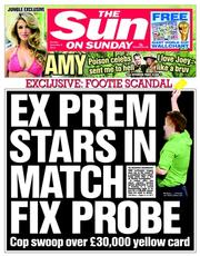 The Sun (UK) Newspaper Front Page for 8 December 2013