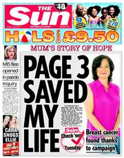 The Sun (UK) Newspaper Front Page for 8 July 2014