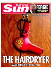 The Sun (UK) Newspaper Front Page for 9 May 2013