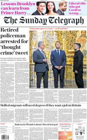 The Sunday Telegraph front page for 11 May 2025