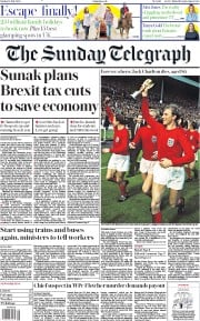 The Sunday Telegraph (UK) Newspaper Front Page for 12 July 2020