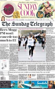 The Sunday Telegraph (UK) Newspaper Front Page for 13 October 2019