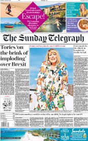 The Sunday Telegraph (UK) Newspaper Front Page for 13 January 2019