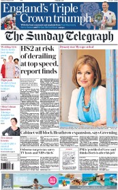 The Sunday Telegraph (UK) Newspaper Front Page for 13 March 2016