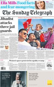 The Sunday Telegraph front page for 13 April 2025