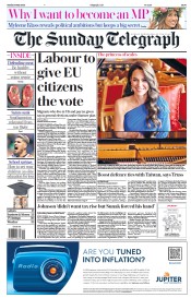 The Sunday Telegraph front page for 14 May 2023