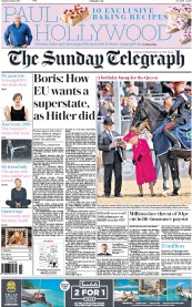 The Sunday Telegraph (UK) Newspaper Front Page for 15 May 2016