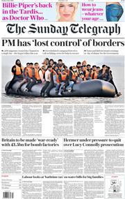 The Sunday Telegraph front page for 1 June 2025