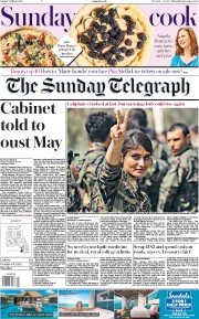 The Sunday Telegraph (UK) Newspaper Front Page for 24 March 2019