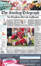 The Sunday Telegraph (UK) Newspaper Front Page for 2 July 2017