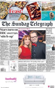 The Sunday Telegraph (UK) Newspaper Front Page for 4 March 2018