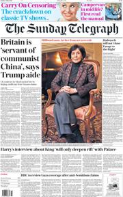 The Sunday Telegraph front page for 4 May 2025
