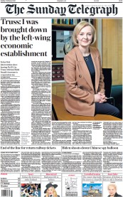The Sunday Telegraph front page for 5 February 2023