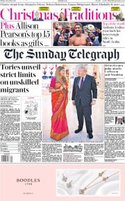 The Sunday Telegraph (UK) Newspaper Front Page for 8 December 2019