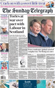 The Sunday Telegraph (UK) Newspaper Front Page for 9 April 2023