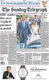 The Sunday Telegraph front page for 9 July 2023