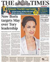 The Times (UK) Newspaper Front Page for 11 June 2014