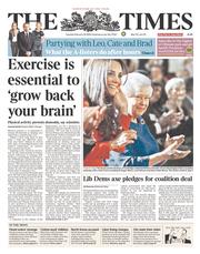 The Times (UK) Newspaper Front Page for 18 February 2014