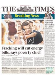 The Times (UK) Newspaper Front Page for 21 August 2013