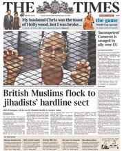 The Times (UK) Newspaper Front Page for 24 June 2014