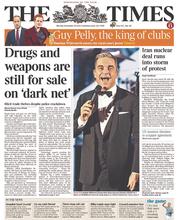 The Times (UK) Newspaper Front Page for 25 November 2013
