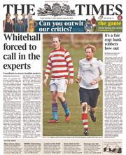 The Times (UK) Newspaper Front Page for 27 December 2013