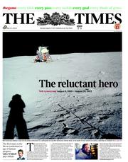 The Times (UK) Newspaper Front Page for 27 August 2012