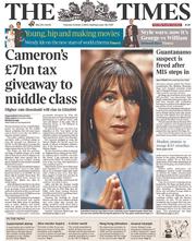 The Times (UK) Newspaper Front Page for 2 October 2014