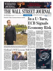  () Newspaper Front Page for 10 September 2011