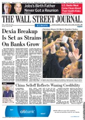  () Newspaper Front Page for 11 October 2011