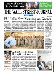  () Newspaper Front Page for 11 July 2011