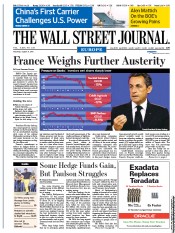  () Newspaper Front Page for 11 August 2011