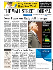  () Newspaper Front Page for 12 July 2011