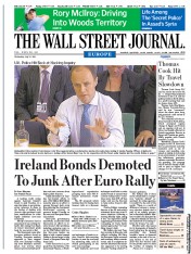  () Newspaper Front Page for 13 July 2011