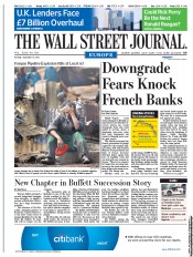  () Newspaper Front Page for 13 September 2011