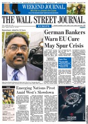  () Newspaper Front Page for 14 October 2011