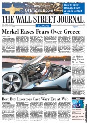  () Newspaper Front Page for 14 September 2011